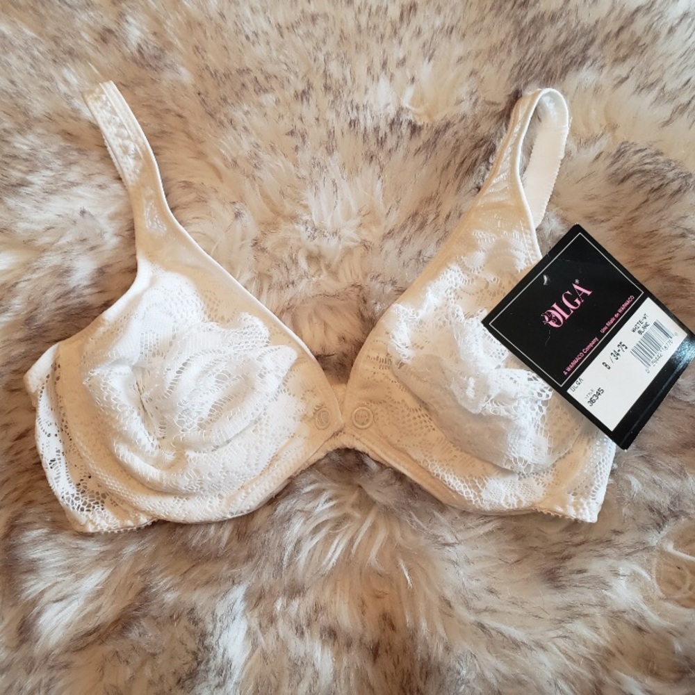 OLGA Lace Nursing Bra